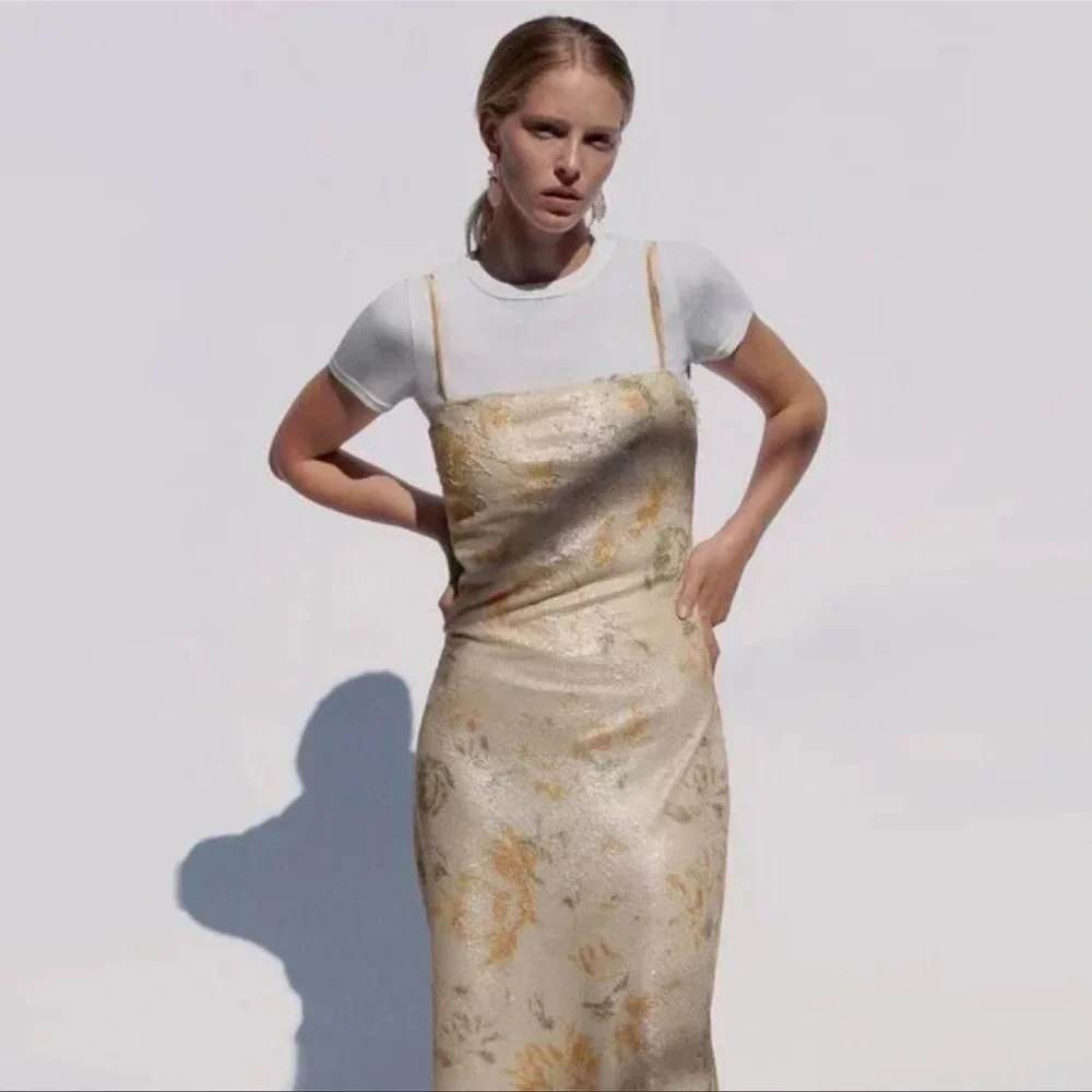 Zara limited edition sequin bead dress US large - Picture 4 of 9